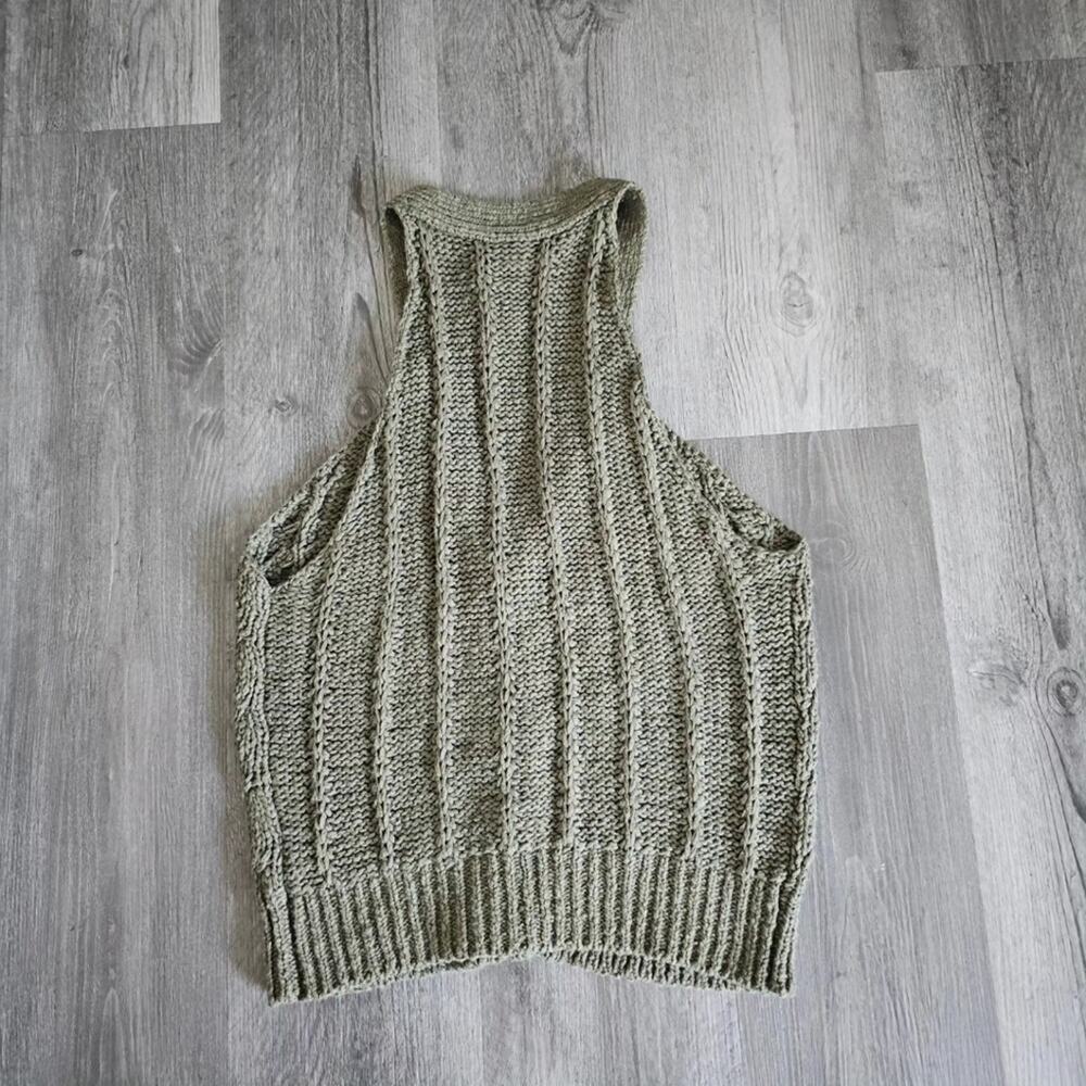 NWT Anthro Pilcro Olive Sweater Tank - Picture 3 of 10